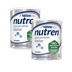 KIT NUTREN JUST PROTEIN - 2 LATAS 280G - Nestlé 