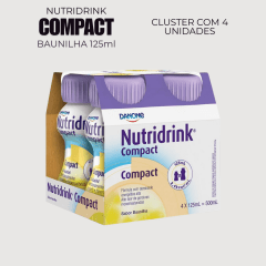 Nutridrink Compact 125ml cluster c/4 - DANONE - baunilha