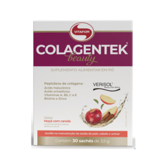 Colagentek Beuaty - 30 Sachês 3,5g - Maça com Canela - VITAFOR