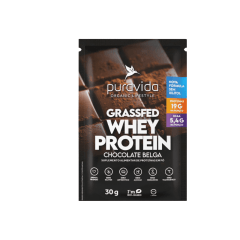 GRASSFED WHEY CHOCOLATE BELGA - SACHÊ 30G - PURAVIDA