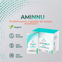 AMINNU - 30 Sachês 10g - Limão - CENTRAL NUTRITION