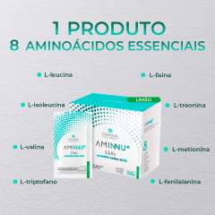 AMINNU - 30 Sachês 10g - Limão - CENTRAL NUTRITION