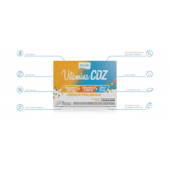 Vitamina CDZ - 30 Comprimidos - Equaliv